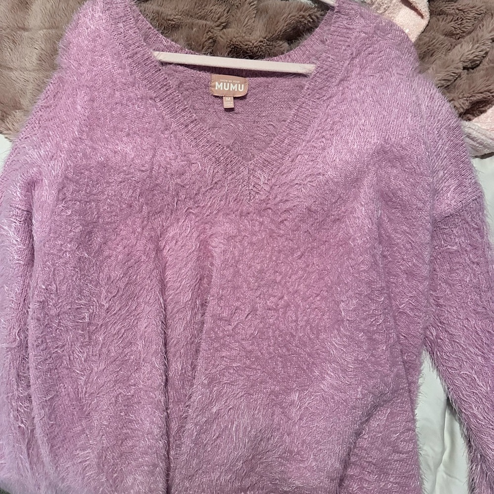 Pink mumu sweater! Worn once